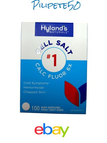 Cell Salt #1, Calc Fluor 6X, 100 Quick-Dissolving Single Tablet~Cold Symptoms