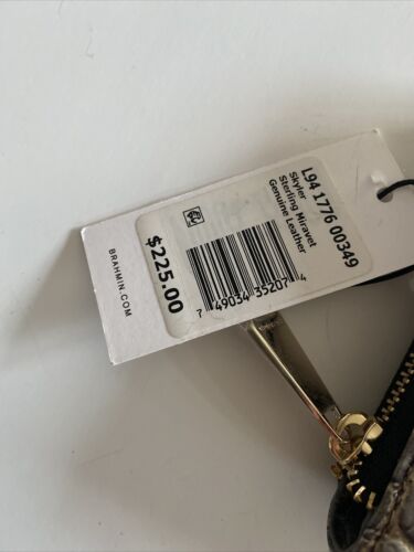 BRAHMIN Skyler Sterling Miravet Genuine Leather Wristlet/Wallet NEW~REAR FIND!!!