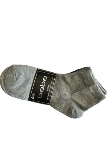 bebe Logo ~ Low Cut Socks~Multicolor (9Pairs) size(4-10)~GREAT FIT!!!