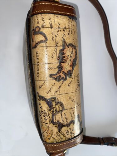 Patricia Nash Handbag ~ Ryton Leather XBDY P949414~European Map-NWT~REAR FIND!!!