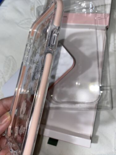 Kate Spade New York Protective Case iPhone 11 Pink Flower Rhinestones Clear  NEW