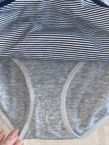 LAURA ASHLEY Intimates Cotton-Spandex Brief Panties~Size XL~5 pair Style LS9540