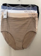 NAUTICA~NT9935~5 PACK~SIZE 2X~MULTICOLOR~SOFT HIGH WAIST BRIEF PANTIES GREAT FIT