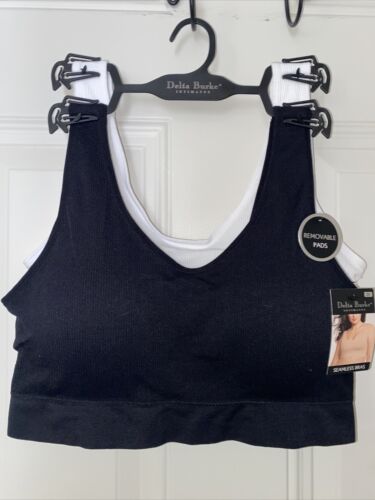 DELTA BURKE~2 Pack SEAMLESS BRAS~ INTIMATE~ALL SIZES~COMFORTABLE~ GREAT FIT!