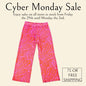 Trina Turk Bal Harbour RollOn CoverUp Pants MED~Bicolor Floral NWT~MSRP$168~CHIC