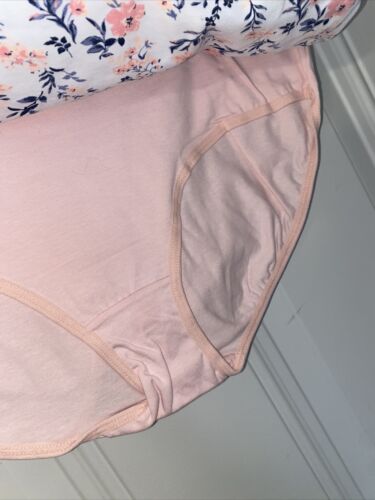 LAURA ASHLEY Intimates Cotton-Spandex Brief Panties~Size XL~5 pair Style LS9540