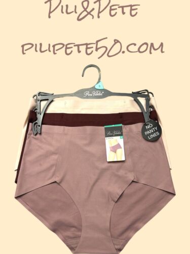 PRIMA VALENTINA 3 Pack PANTIES BRIEFS HI-CUT~77309~MULTICOLOR~SEAMLESS MF~SMALL