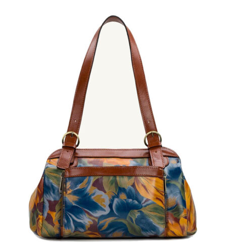 Patricia Nash Marigold Harvest Waverley Leather Shoulder Purse Handbag UNIQUE!!