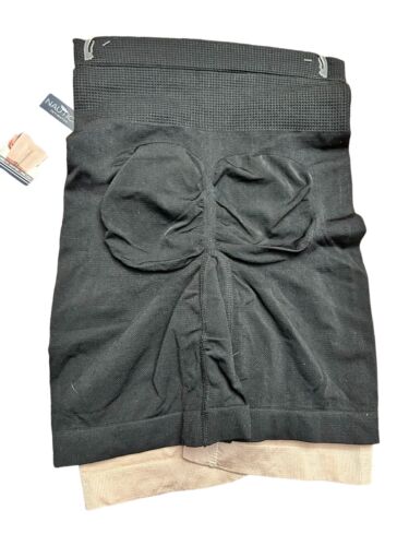 NÁUTICA Shaping Seamless Slip Shorts Size L~2 pair NT4276 ~TAMES YOUR TUMMY!