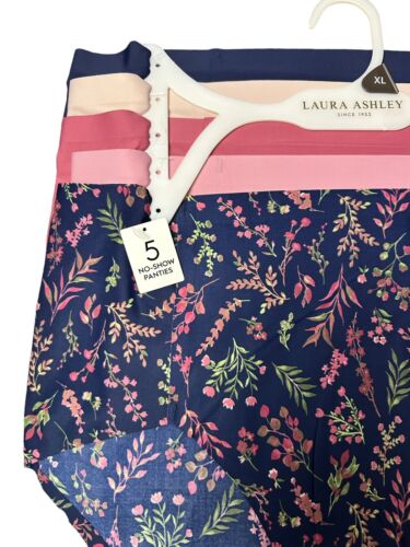 LAURA ASHLEY~5 Pack FIT PANTIES~MULTICOLOR~ STYLE # LS9549~ALL SIZES~GREAT FIT!