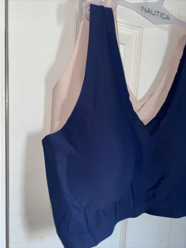 NÁUTICA 2PACK INTIMATES LOUNGE SIZE 3XL BRAS LASER CUT -NT2081 BEAUTIFUL!