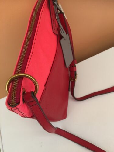 Fossil Keely Crossbody Handbag Red Multi LZB6933R995 $168 NWT