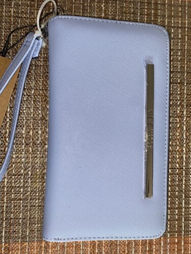 STEVE MADDEN WALLET WRISTLET (BLUE) PERIWINKLE - SOFT TEXTURED - RARE FIND!!!