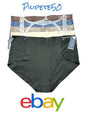NAUTICA INTIMATES NT3750 PANTIES-5PCK SUPER SOFT HIGH WAIST BRIEF GREAT FIT-L