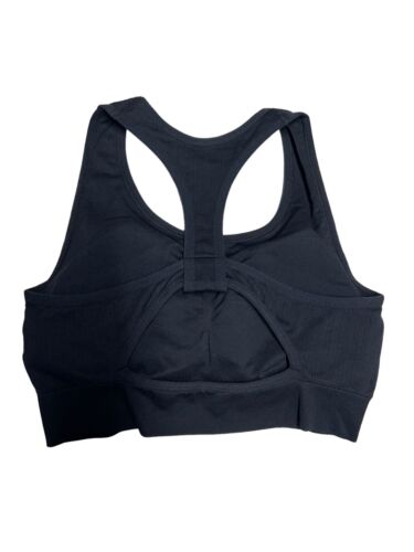 NEW BALANCE Medium Impact Sports Bra Style R001093~ Size XL~BLACK~ EXCELLENT FIT