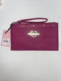 Juicy Couture~Wristlet Raspberry Tart & Gold Studs ~Glam Wristlet~Stamp~CUTE