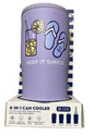Can Cooler Life Is Good 4-in-1  Slim + Regular Cans Bottles Mixed Drinks Cool!!