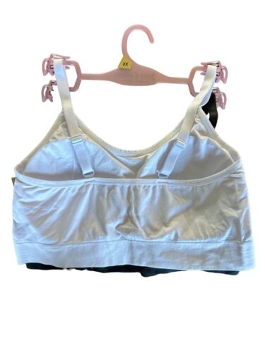 JUICY COUTURE INTIMATES~SEAMLESS BRA 2 PACK~SIZE 2X~MULTI LOGO JC6995~VERY SEXY!