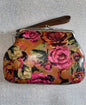 Patricia Nash Summer RosesHand-Bag Wristlet Savena 100% Authentic Leather CUTE!