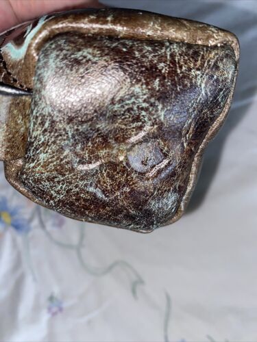 Patricia Nash Isla Oblong Tooled Turquoise Leather Wristlet Style A035133 NEW
