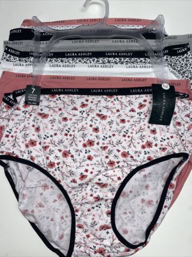 LAURA ASHLEY~5 Pack FIT PANTIES~MULTICOLOR~ STYLE # LS9221~ALL SIZES~GREAT FIT!