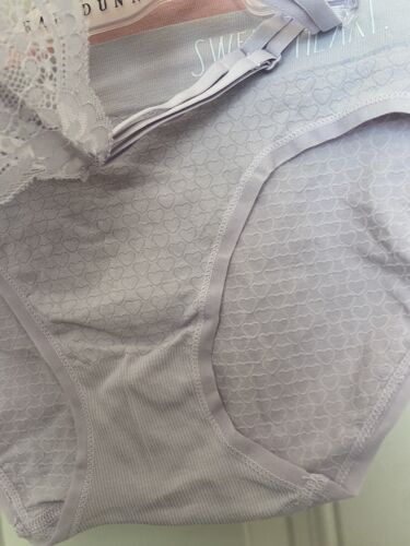 RAE DUNN Women’s 3 pc Bra & Panties Set WO5094~Misty Lilac~Seamless ALL SIZES!
