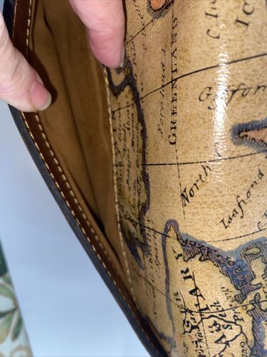 Patricia Nash Handbag ~ Ryton Leather XBDY P949414~European Map-NWT~REAR FIND!!!