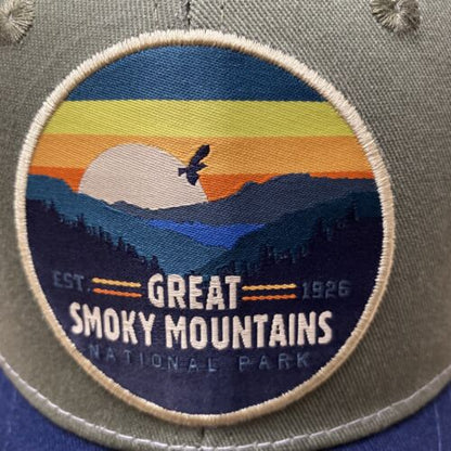 Great Smoky Mountains Tennessee Trucker Cap Brand New Snap Back Adjustable