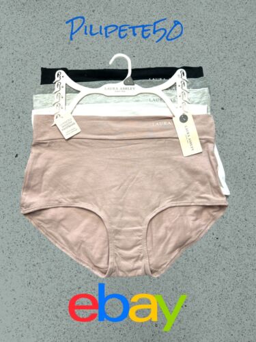 LAURA ASHLEY~5 Pack FIT PANTIES~MULTICOLOR~# LS1102~COTTON STRETCH~ALL SIZES!