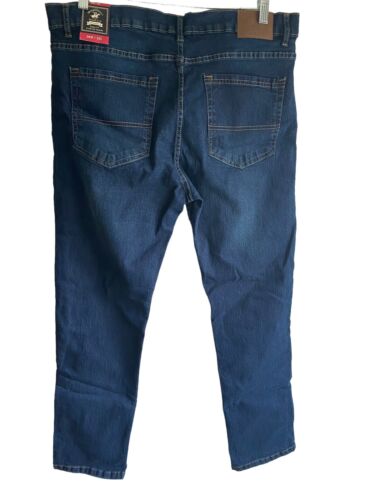 Beverly Hills Polo Club Jeans Slim Fit Med. Wash Denim Pants Mens Size 38X32 NWT