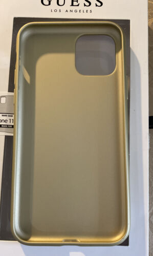 GUESS iPHONE 11 PRO P.U. LEATHER IRIDESCENT COLLECTION  GOLD