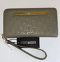 STEVE MADDEN WALLET WRISTLET SAGE STAMPED LOGO SM Zip Around STYLE!!!!