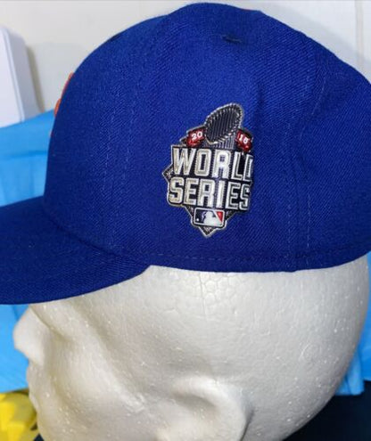 New York Mets 2015 World Series Offical  On-Field Cap Size 6 7/8  Fitted Hat.