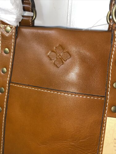 PATRICIA NASH LEATHER TALLORIA TOTE TAN COGNAC P61601  $229 NEW BEAUTIFUL!!!