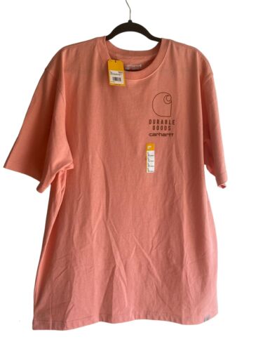Carhartt Loose Fit Heavyweight Short Sleeve Durable Goods Graphic Tshirt Large