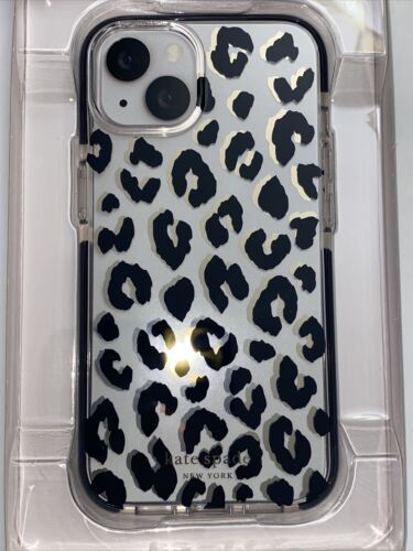 Kate Spade Protective Case~iPhone 13 Clear~Animal Print Metallic~MagSafe~UNIQUE