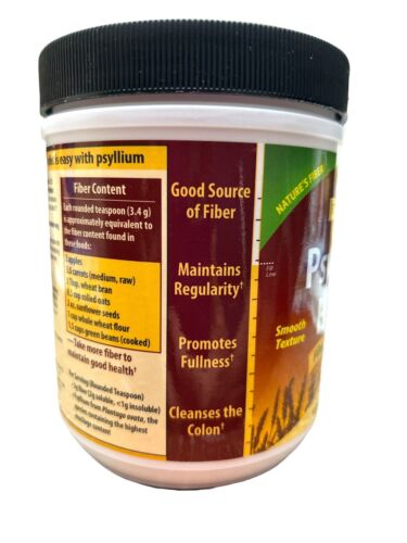 Fitness Labs Natures Psyllium Husks Fiber Supplement~Unsweetened 100 Servings