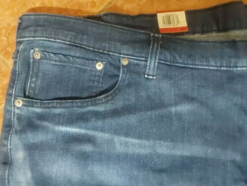 LEVI'S 559 RELAXED STRAIGHT FIT STRETCH JEANS 54" x 32" DARK BLUE LEVI'S A1!!