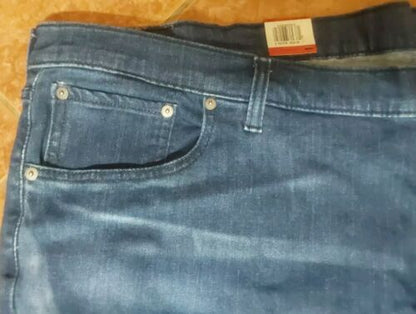 LEVI'S 559 RELAXED STRAIGHT FIT STRETCH JEANS 54" x 32" DARK BLUE LEVI'S A1!!