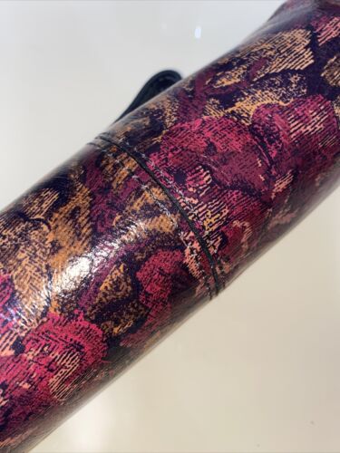 Patricia Nash Isla Oblong Italian Leather Wristlet Style A035399 Vintage Floral