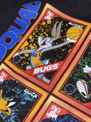 SPACE JAM - New Legacy Black T-Shirt XL  Bugs, Taz, Daffy, Marvin - Tune Squad