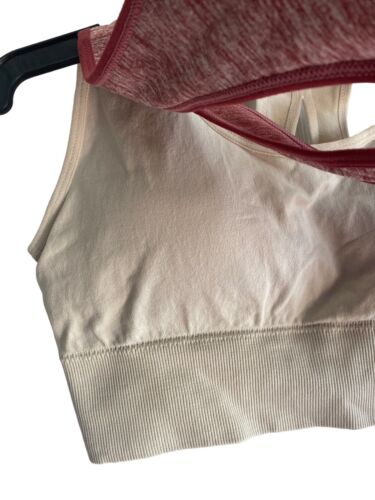 RBX Sport Bras 2 Pack Racer Back~Multicolor~Size Medium~Style: CR4207~REAR FIND!