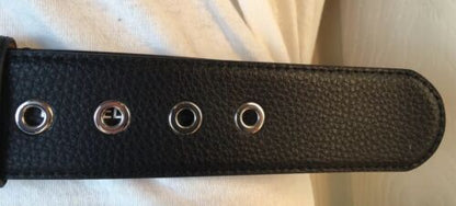 DKNY BELT REVERSIBLE DKNY LOGO ON ONE SIDE BLACK ON THE OTHER SKINNY MSRP $38.00