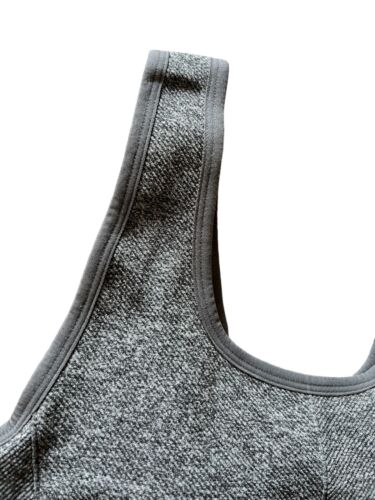 New Balance Sports Bra Style R000545~Medium Impact~Gray/Silver LARGE~SUPER CUTE