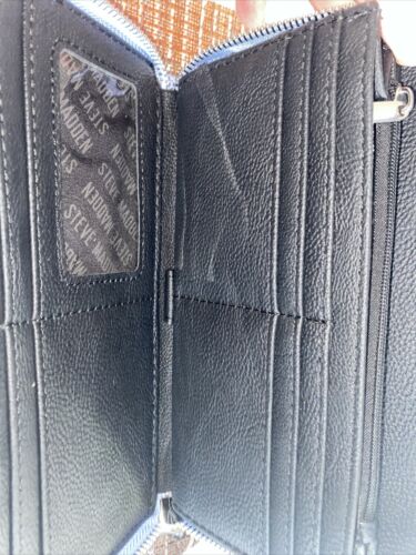 STEVE MADDEN WALLET WRISTLET (BLUE) PERIWINKLE - SOFT TEXTURED - RARE FIND!!!