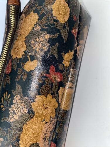 PATRICIA NASH Valerie DENIM FIELD DF OLIVELeather Wristlet Clutch BEAUTIFUL!!