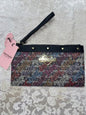 Juicy Couture~Black Beige Multi Glam Wristlet ~ REALLY CUTE~JUST FOR YOU!