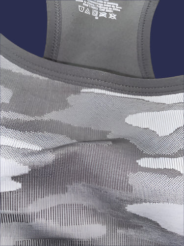 New Balance Medium Impact Sports Bra Style Gray Camouflage Size L NEW
