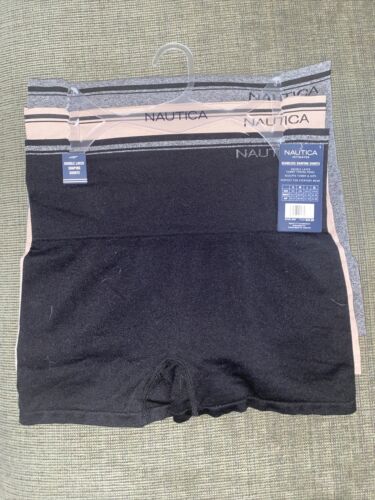 NAUTICA INTIMATES NT7481 - 3 PACK HIGH WAIST SEAMLESS SHAPING SHORTS GREAT FIT!