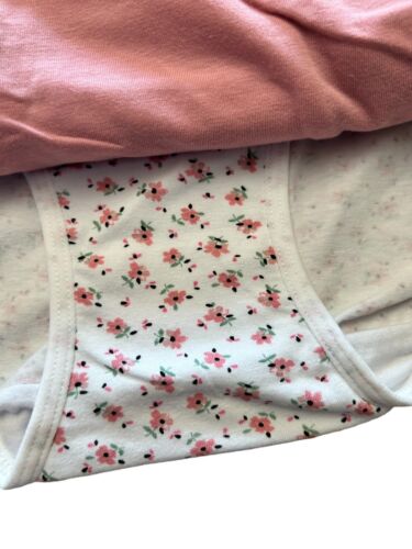LAURA ASHLEY Intimates Cotton-Spandex Brief Panties~Size S~5 pair Style LS9221